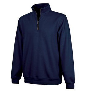 Sweat-shirt en polaire à demi-zip pour homme, col rond, 100% coton, respirant et à séchage rapide - Product Image 5