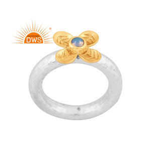 แหวนพลอยโอปอลจากเอธิโอเปียธรรมชาติทำจากเงินสเตอร์ลิง925ออกแบบได้ตามต้องการ - Product Image 1