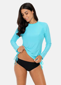 เสื้อรัดกล้ามเนื้อผู้หญิง OEM ออกแบบเองได้ พิมพ์ลายแบบระเหิด สำหรับออกกำลังกาย เล่นกีฬา ระบายอากาศดี ขายส่ง - Product Image 2