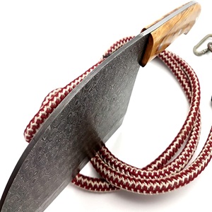 Handmade Damascus Steel Custom Butcher Knife with Full Tang Kitchen Knife with Wood Box Leather Sheath Bone <b>Chopper</b>-Whole <b>Sale</b> - Product Image 3