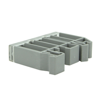 Supports de marqueurs de UDK4-B gris britanniques pour accessoires de bornier Pièce de fixation essentielle