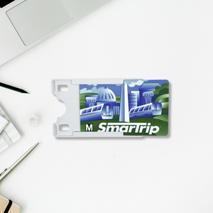 Rotating ABS Badge Clips & Name <b>Tag</b> Holder with Credit Card <b>ID</b> Holder for Office Use - Product Image 1
