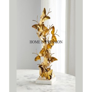 Escultura antigua de gran tamaño chapada en oro de alta calidad hecha de metal de primera calidad para la decoración del hogar y el hotel - Product Image 4