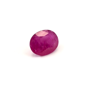 Rubis naturel non traité du Mozambique de 8,83 carats, taille ovale, variété rouge, Tanzanite, Pierre de lune arc-en-ciel, Péridot, Turquoise, Opale, Opale rose - Product Image 2