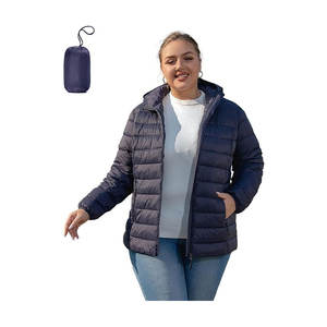 Plus Size <b>Puffer</b> <b>Jacket</b> for <b>Women</b> 1X - 7X <b>Lightweight</b> Packable Winter Coat Warm Water-Resistant Outerwear Comfortable - Product Image 1