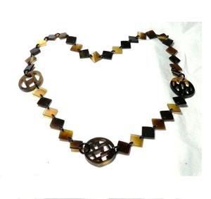 สร้อยคอเขาควายหรูหราสง่างามทำด้วยมือสไตล์โมเดิร์นทรงสี่เหลี่ยมคางหมูหรูหราเครื่องประดับหรูหราชุดของขวัญส่วนตัว - Product Image 6