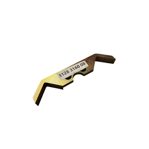 Plaque d'attache industrielle en acier robuste ATCOVI jaune 3128316008 3128 3160 08 pour montage de machines de construction - Product Image 1