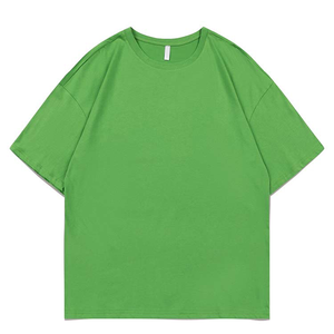 T-shirt uni en coton 100% de haute qualité, vente en gros, impression personnalisée, t-shirt blanc surdimensionné vierge - Product Image 2