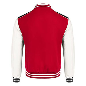 Latest Design OEM Custom College Satin Letterman Varsity Jackets Custom Logo Chenille <b>Patches</b> Varsity Baseball Jacket - Product Image 3