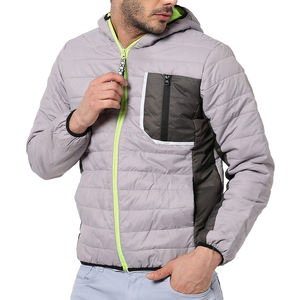 Chaqueta de Invierno Casual para Hombre de Alta Calidad, con Logotipo Personalizado, Tejido Grueso y Cálido, con Capucha, Chaqueta Acolchada para Hombre - Product Image 1