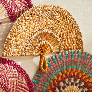 Abanico decorativo para colgar en la pared de algas marinas, colgante de pared, decoración del hogar, accesorios de decoración del hogar altamente estéticos, venta al por mayor. - Product Image 2