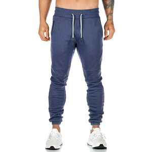 Pantalons de survêtement pour hommes en coton sur mesure, respirants, logo brodé, style décontracté, tissu, jambe droite, vente en gros, pantalons élastiques - Product Image 1