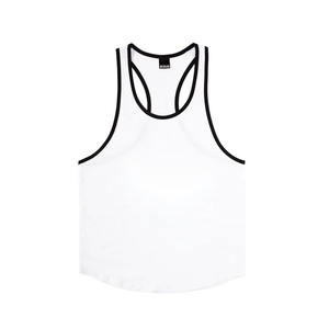 Camiseta sin Mangas de Punto Transpirable de Verano, con Logotipo Personalizado Serigrafiado, para Baloncesto y Entrenamiento Masculino, Estilo Vintage, Superventas - Product Image 2