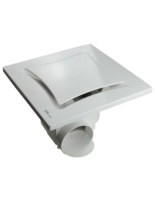 Ventilador de Extracción de Aire para Techo de 8 Pulgadas Cuadradas, ABS, 110-240V, Cobre, Bajo Ruido, para Uso Doméstico