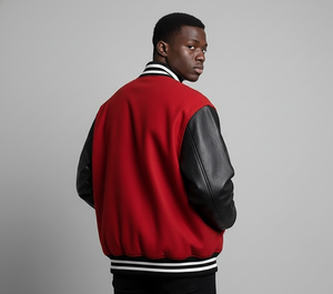 Veste universitaire d'hiver longue imperméable à capuche avec logo brodé personnalisé OEM 100% laine pour hommes - Product Image 6