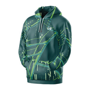 เสื้อฮู้ดดี้โอเวอร์ไซส์ของผู้ชายเสื้อสวมหัวเปิดไหล่ตก400gsm กันยับ - Product Image 4