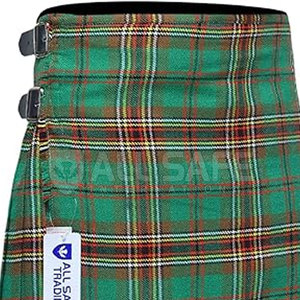 Falda escocesa Royal Stewart de alta calidad para hombre, cintura ajustable plisada hecha a mano, 100% acrílico puro, Color personalizado, Highland escocés - Product Image 4