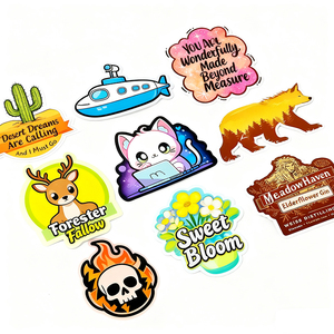 Maßgefertigte Langlebige Umweltfreundliche UV-beständige Wasserdichte Stark Haftende Vinyl-Aufkleber/Etiketten Bedruckte und Gestanzte Aufkleber - Product Image 2