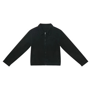 Conjunto vaquero informal de dos piezas para verano con chaqueta y pantalón de manga larga, diseño cómodo y elegante - Product Image 5