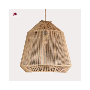 Jute Lamps Rattan Bamboo Jute Lampshade Natural Bamboo Pendant <b>Light</b> for Wholesale - Product Image 5