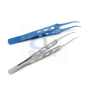 Pince de greffe de cheveux en acier inoxydable pince à épiler médicale pince de greffe de cheveux Fue pour implant capillaire - Product Image 5