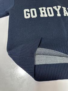 Pull en tricot de coton personnalisé pour hommes OEM Fabricant de pulls en tricot Pull en tricot à manches longues à col rond pour hommes - Product Image 6