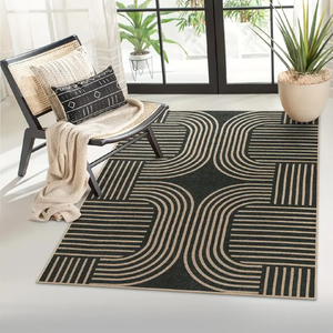 Tapis Kilim à Motif Géométrique Moderne Tissé à la Main Tapis en Sisal de Jute pour Salon Chambre Couloir ou Hôtel Tapis de Coureur Vente en Gros - Product Image 1
