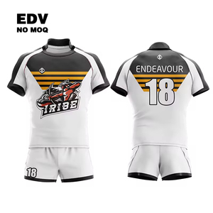 Venta al por mayor personalizado nuevo diseño ropa deportiva calidad práctica Rugby uniforme conjunto - Product Image 2