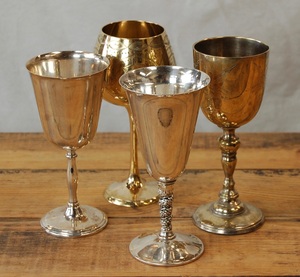 Adorable Matte Gold Texture Beer and Wine Goblet Wine Glasses Best Selling <b>Bar</b> Items Barware Drinkware Luxury <b>Accessories</b> - Product Image 2