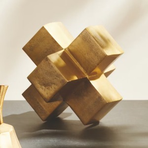 Décoration de table d'art moderne Accent Home Decor Sculpture Brass Antique Plus Design Table Decor Home Furnishing Gold Color Plated - Product Image 5