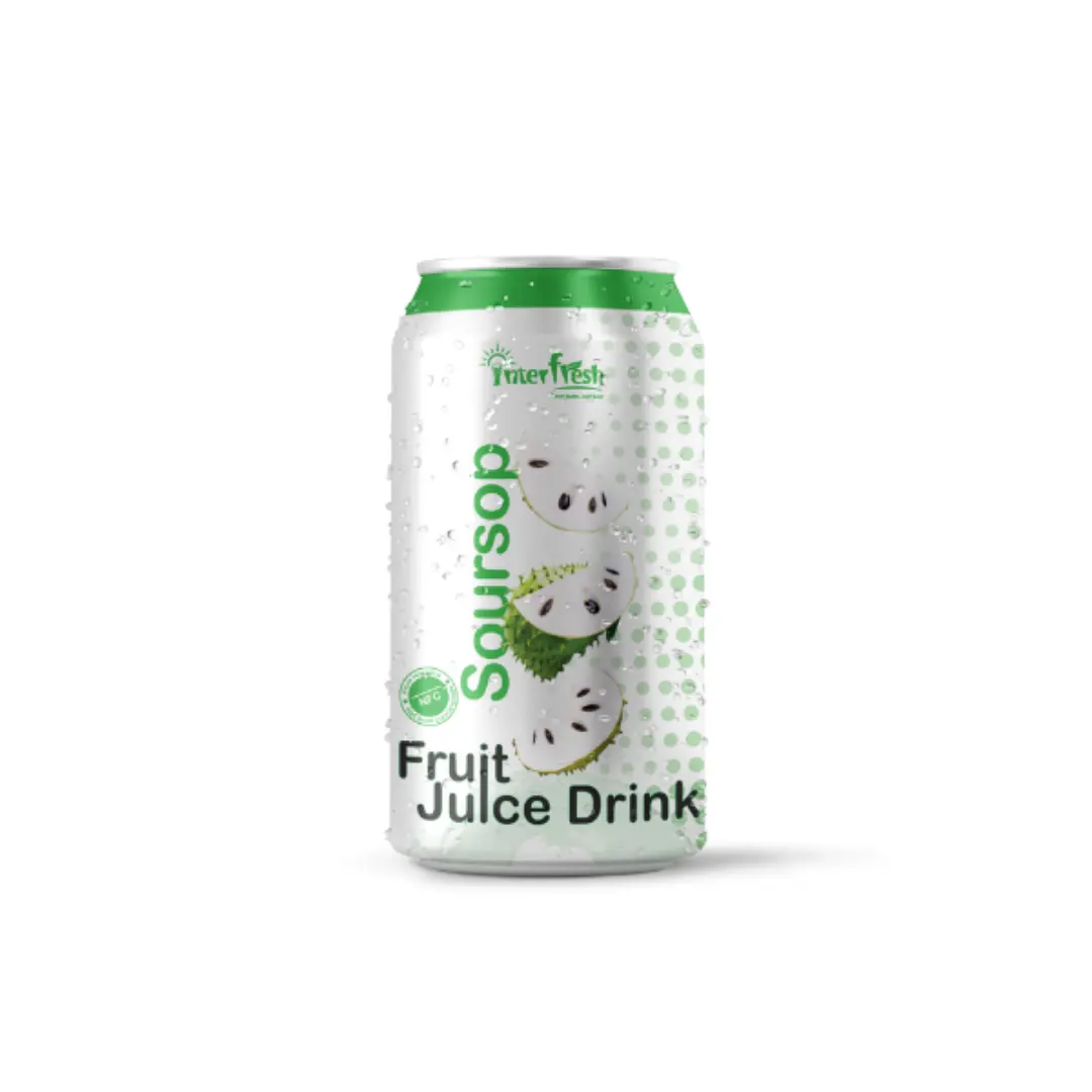 Interfresh manufacturing company - Soursop fruit juice drink 330ml high quality good FOB Price