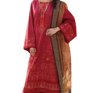 Elegante nuevo vestido de césped indio pakistaní Venta caliente Listo para usar 3 piezas Mangas completas Salwar Kameez - Product Image 1