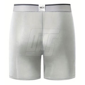 Shorts de compression pour hommes à la mode avec tissu élastique respirant idéal pour l'entraînement en salle de sport et le fitness quotidien - Product Image 2