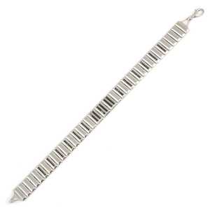 สร้อยข้อมือเทนนิสเงินแท้ 925 ประดับด้วยหินสีดำ เครื่องประดับแฟชั่น - Product Image 2
