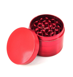 เครื่องบดควันแบบแบนสี่ชั้น55มม. เครื่องบดสมุนไพรเคลือบด้านอลูมิเนียม - Product Image 2