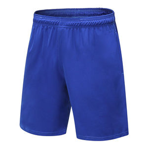 Short de course d'été en plein air pour hommes séchage rapide basket-ball entraînement poches amples respirant motif solide OEM Service teint en couleur unie - Product Image 2