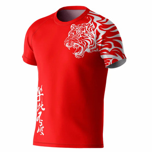 Polyester/Cotton White Solid Short Sleeve Eco-Friendly Anti-Wrinkle Quick Dry Silk Screen Printed Custom T-Shirt for Men - Product Image 2