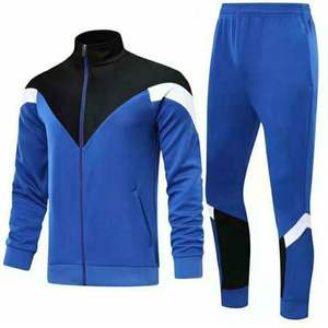 100% survêtement en polyester de haute qualité fabriqué en usine avec logo personnalisé le plus récent survêtement léger personnalisé pour hommes - Product Image 5