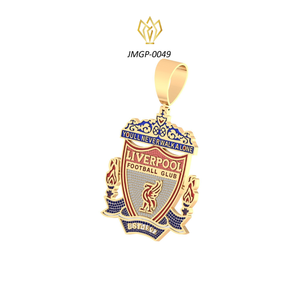 Diseño minimalista Unisex Diamond Pendant & Charm Premium Logotipo personalizado Acabado chapado en oro Estilo elegante para hombres y mujeres - Product Image 4