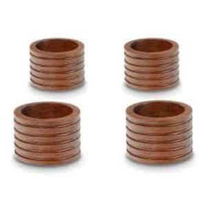 <b>Rustic</b> charm wooden napkin ring handmade durable suitable for festive occasions wedding <b>dining</b> holiday <b>farmhouse</b> <b>table</b> - Product Image 1
