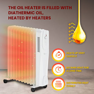 Radiateur de chauffage à huile EXTRALINK 2500 W 11 FINS NY-25W1 radiateur rempli d'huile 1000 W/1500 W/2500 W - Product Image 4