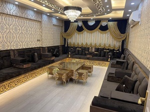 Sedari-sofá marroquí, conjunto de muebles de madera para sala de estar - Product Image 2