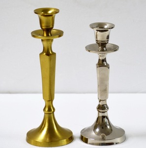 เชิงเทียนอะลูมิเนียมตกแต่งบ้านหรูหราทันสมัยสีดำทั้งภายใน - Product Image 3