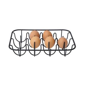 Porte-oeufs compact en forme de spirale en fer avec des lignes élégantes pour les besoins d'organisation de cuisine moderne - Product Image 2