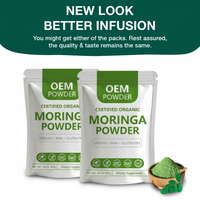 Bubuk Moringa Murni Alami Kualitas Terbaik Grosir HALAL Bersertifikat ISO KOSHER Ekstrak Daun Moringa