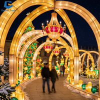 Schlüsselfertiges Weihnachtsbeleuchtungsprojekt: Verzauberte Pilzlaternen-Erlebniswelt für Themenparks und Lichtfeste – Globale Installation