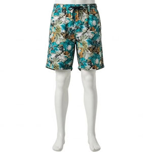 Shorts pour hommes en nylon imprimé écologique, légers, respirants, à séchage rapide, pour l'extérieur, la salle de sport, le sport - Product Image 1