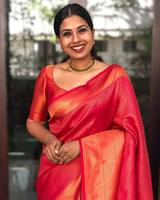 Saree Sutra Lichi Lembut Bollywood Musim Dingin Musim Panas Tradisional yang Menawan, Bordir Tangan, Detail Payet, Anti Kusut, Pelindung dari Sinar Matahari