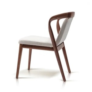 Chaise de salle à manger en bois massif italien nordique super confortable et écologique, couleur au choix, pour salon, utilisation en extérieur, exportation en Europe - Product Image 6