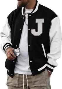 Veste varsity style américain Coupe letterman rétro authentique, matériaux et garnitures personnalisables - Product Image 6